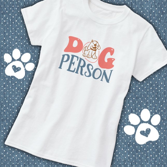 Camiseta Pessoa de Cachorro Divertido (Criador carregado)