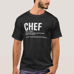 Camiseta Pessoa De Definição De Chef Que Cozinha Como Você 