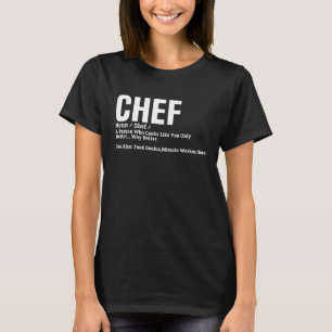 Camiseta Pessoa De Definição De Chef Que Cozinha Como Você 