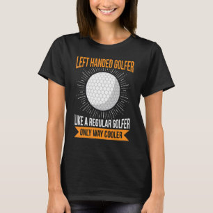 Camiseta Pessoa De Mão Esquerda Para Um Golfista De Mão Esq