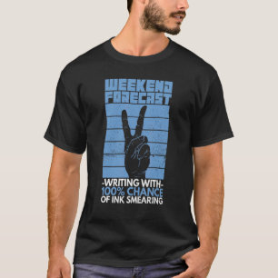 Camiseta Pessoa De Mão Esquerda Para Uma Mão Esquerda