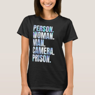 Camiseta Pessoa Mulher Homem Câmera Prisão Tie Dye 1