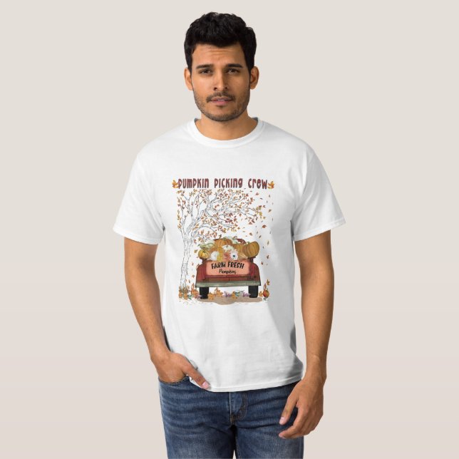 Camiseta Pessoal de Abóbora (Frente Completa)
