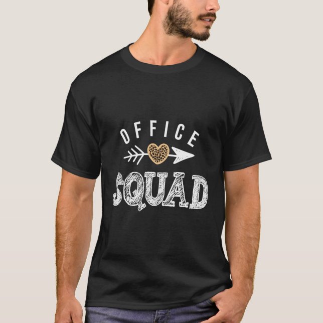 Camiseta Pessoal de Administração de Funcionarios do Office (Frente)