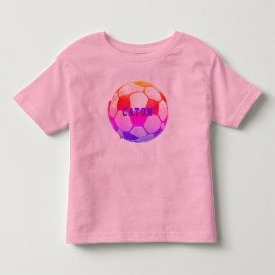 Camiseta Pessoal de Futebol Infantil Rosa