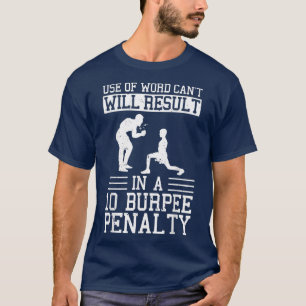 Camiseta Pessoal de Treinador Pessoal de Burpee para Formaç