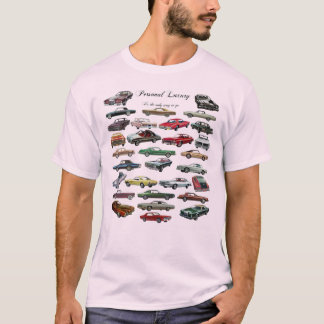Camiseta pessoal para carros de luxo