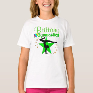 CAMISETA PESSOALIZO GRAVE E ELEGANTE EU AMO GINÁSTICA