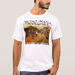 Camiseta pessoas 2 da vila, BOA VINDA A ÁFRICA, lAGOS STA