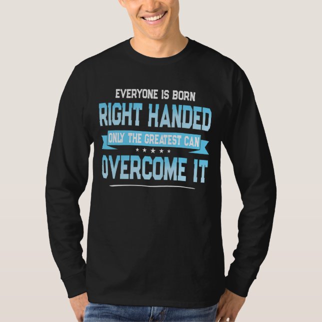 Camiseta Pessoas à esquerda dizendo à esquerda (Frente)