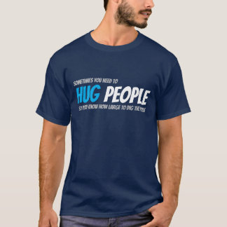 Camiseta Pessoas Abraçadas Para Dimensionar O Buraco