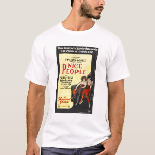 Camiseta Pessoas agradáveis 1922 do cartaz cinematográfic