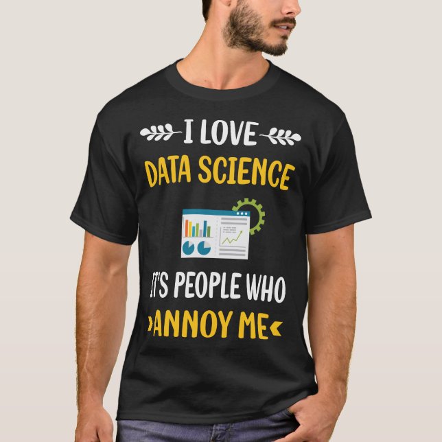 Camiseta Pessoas Annoy Data Science (Frente)