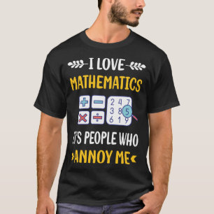 Camiseta Pessoas Annoy Matemática Matemática Matemática