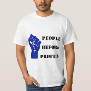 Camiseta Pessoas antes dos lucros