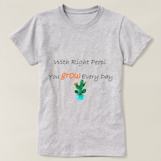 Camiseta pessoas certas (Frente do Design)