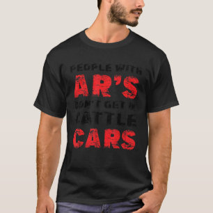 Camiseta Pessoas com AR não chegam em carros de gado