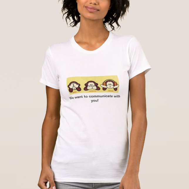 Camiseta Pessoas com deficiência auditiva/surdas (Frente)