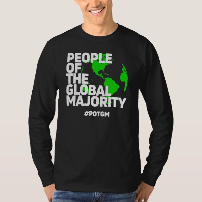 Camiseta Pessoas Da Potgm Maioritária Global (Frente)