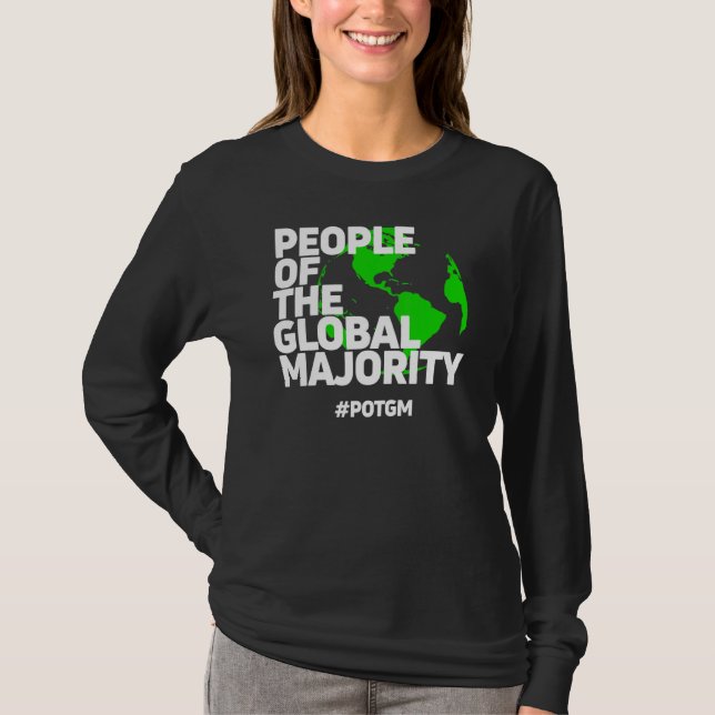 Camiseta Pessoas Da Potgm Maioritária Global (Frente)