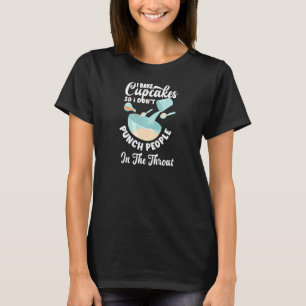 Camiseta Pessoas De Almofada De Cupcake Para Mulheres Na Ga