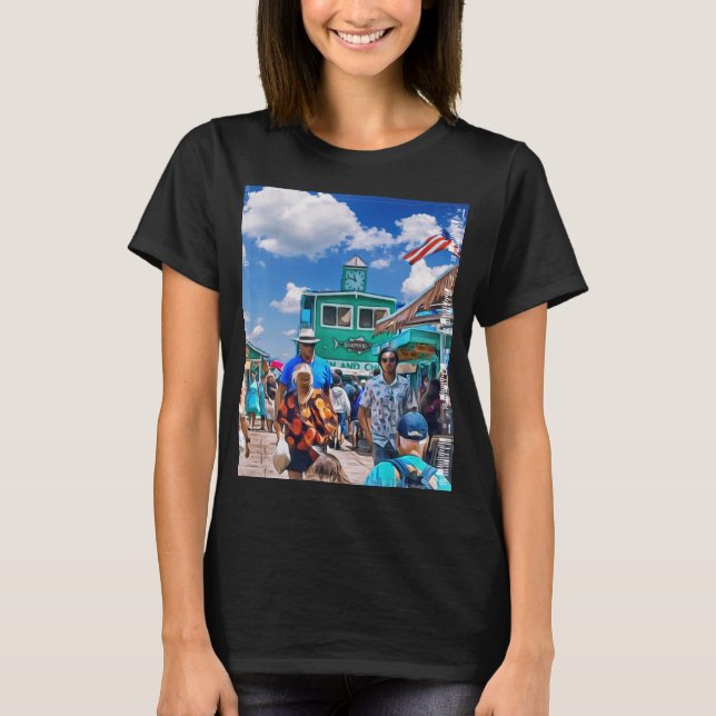 Camiseta Pessoas de Avalon da Ilha Catalina Aproveitam o Pi (Frente)