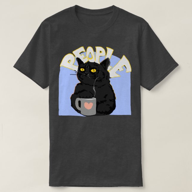 Camiseta pessoas de café (Frente do Design)
