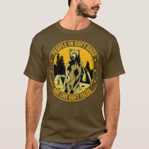 Camiseta Pessoas De Campos Em Bolsas Suaves São Como Tacos 