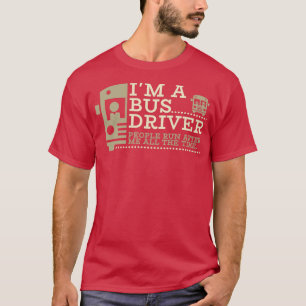 Camiseta Pessoas De Driver De Barramento Ix27m A Bus São Ex