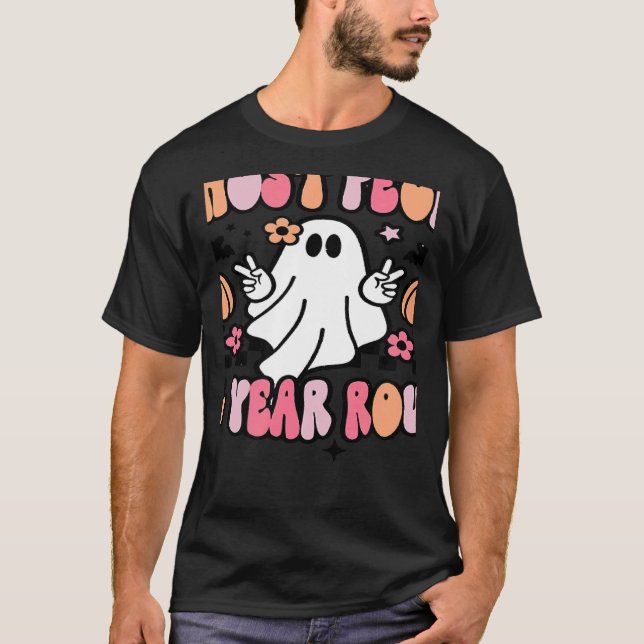 Camiseta Pessoas De Fantasmas Florais A Todo O Ano, Mulhere (Frente)