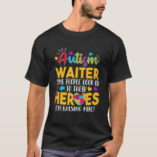 Camiseta Pessoas De Garçom Autismo Procuram Seus Heroicos A