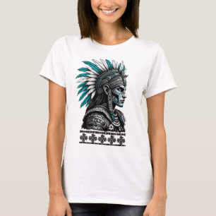 Camiseta Pessoas de Indígenas Maias da Cultura Asteca