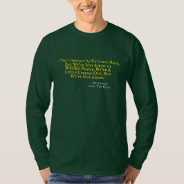 Camiseta Pessoas de longa Capa do Gov. Tim Walz WEIRD