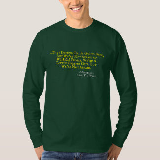 Camiseta Pessoas de longa Capa do Gov. Tim Walz WEIRD