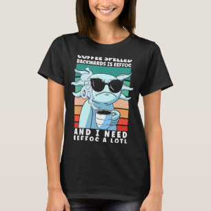 Camiseta Pessoas de manhã Óculos de sol Salamander Lizard C