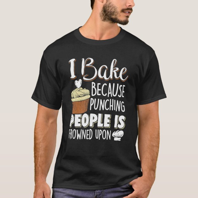 Camiseta Pessoas de pancadas - Cupcake do padeiro (Frente)