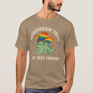 Camiseta Pessoas desonestas não são cowboy - LGBTQ Classic