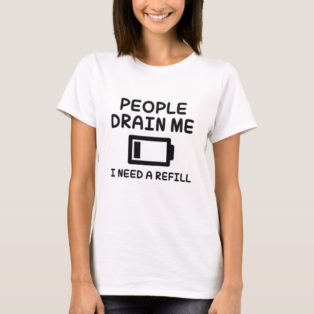 Camiseta Pessoas Dissipe-me (Frente)