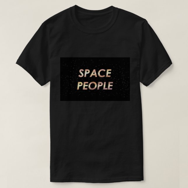Camiseta Pessoas do espaço - a camiseta! (Homens) (Frente do Design)