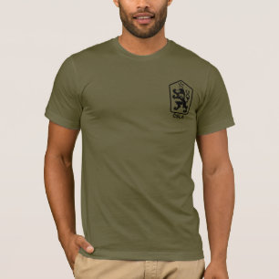 Camiseta Pessoas do Exército da Checoslováquia Emblem - ČSL