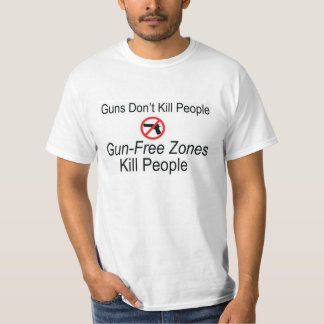 Camiseta Pessoas do matar das zonas francas de arma