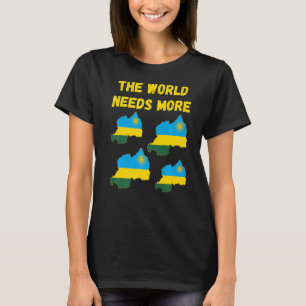 Camiseta Pessoas E Ventiladores Ruandeses Que O Mundo Preci