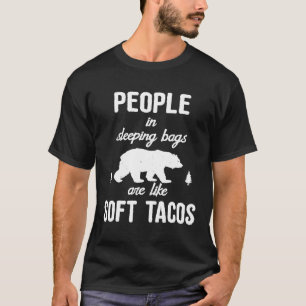 Camiseta Pessoas Em Bolsas Dormindo São Como Tacos Moles Ca
