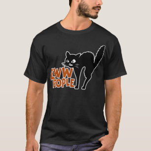 Camiseta Pessoas Engraçadas de Design de Gato