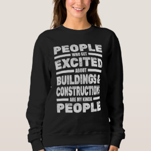 Camiseta Pessoas Entusiasmadas Com Edifícios E Construção A