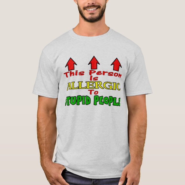 Camiseta Pessoas estúpidas (Frente)