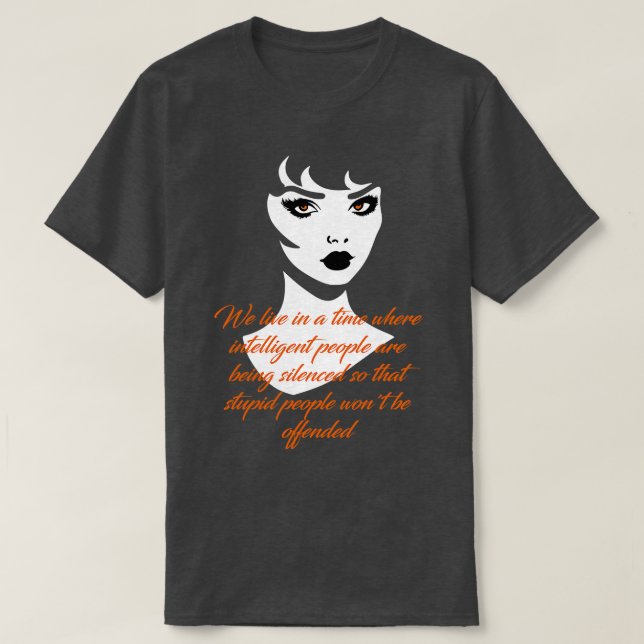 Camiseta Pessoas estúpidas (Frente do Design)