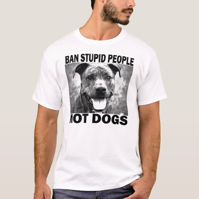 Camiseta Pessoas estúpidas da proibição… (Frente)