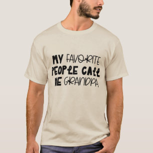 Camiseta pessoas favoritas legal chamam de arte de palavra