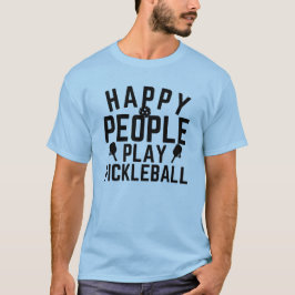 Camiseta Pessoas Felizes Jogam Pickleball